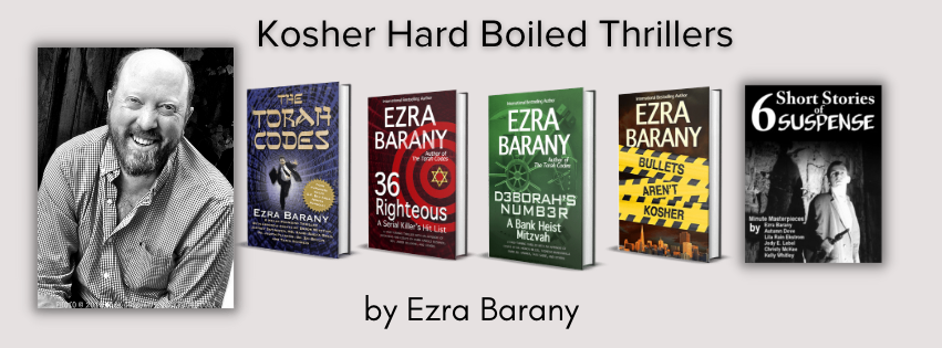 Ezra Barany's thrillers on Amazon.com and other vendors